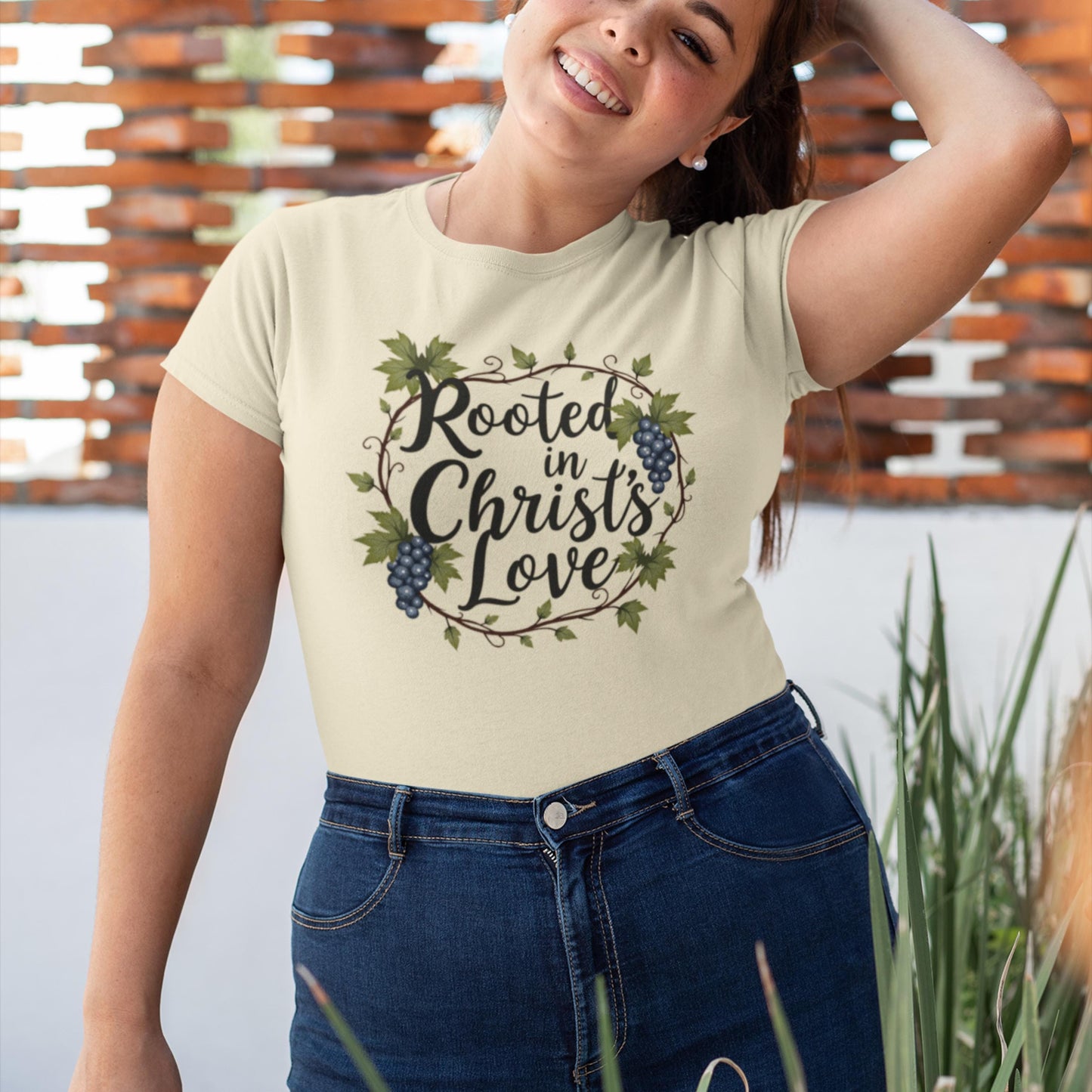 Rooted in Christ’s Love Comfort Colors T-Shirt from Lewey’s Merch