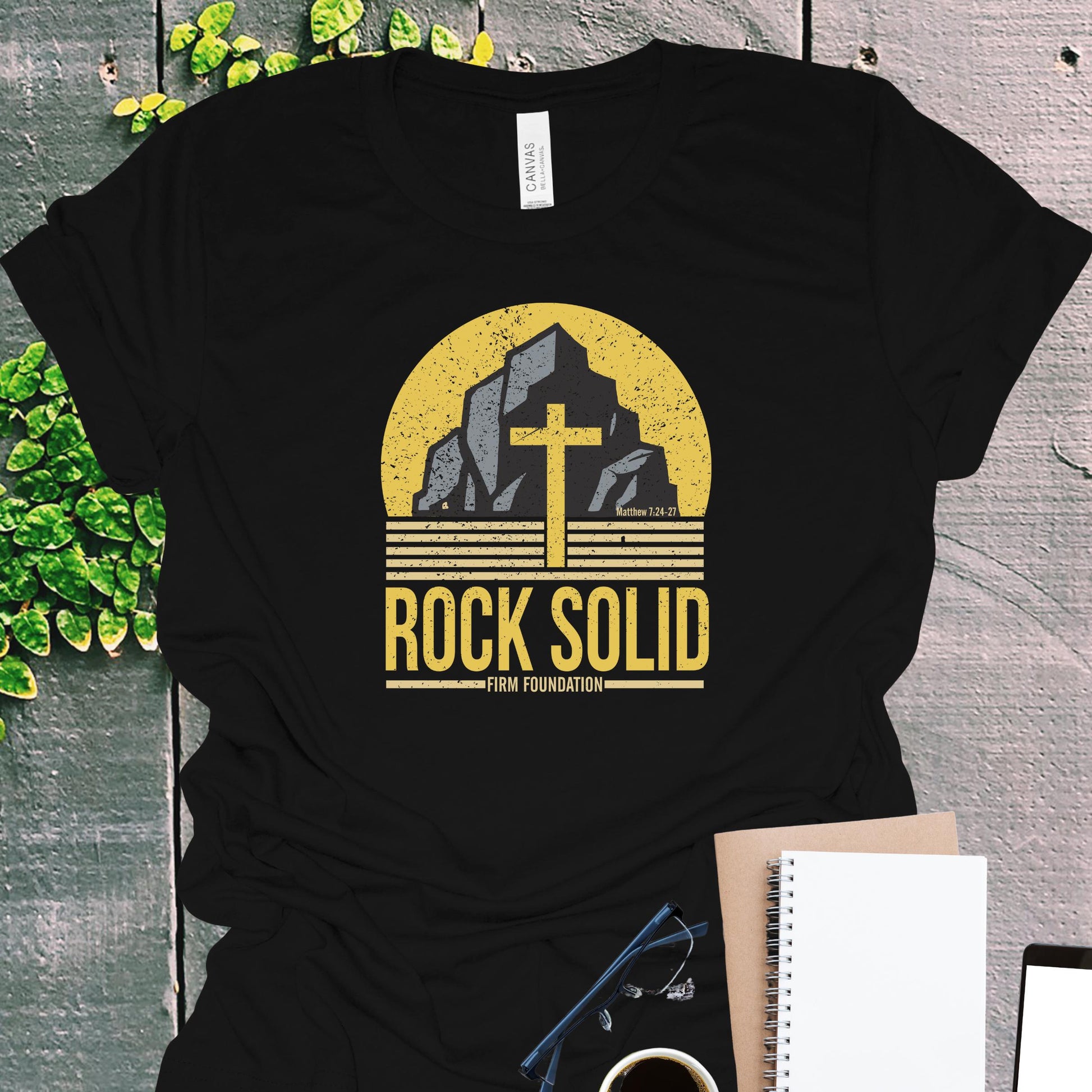Rock Solid Christian T-Shirt from Lewey’s Merch