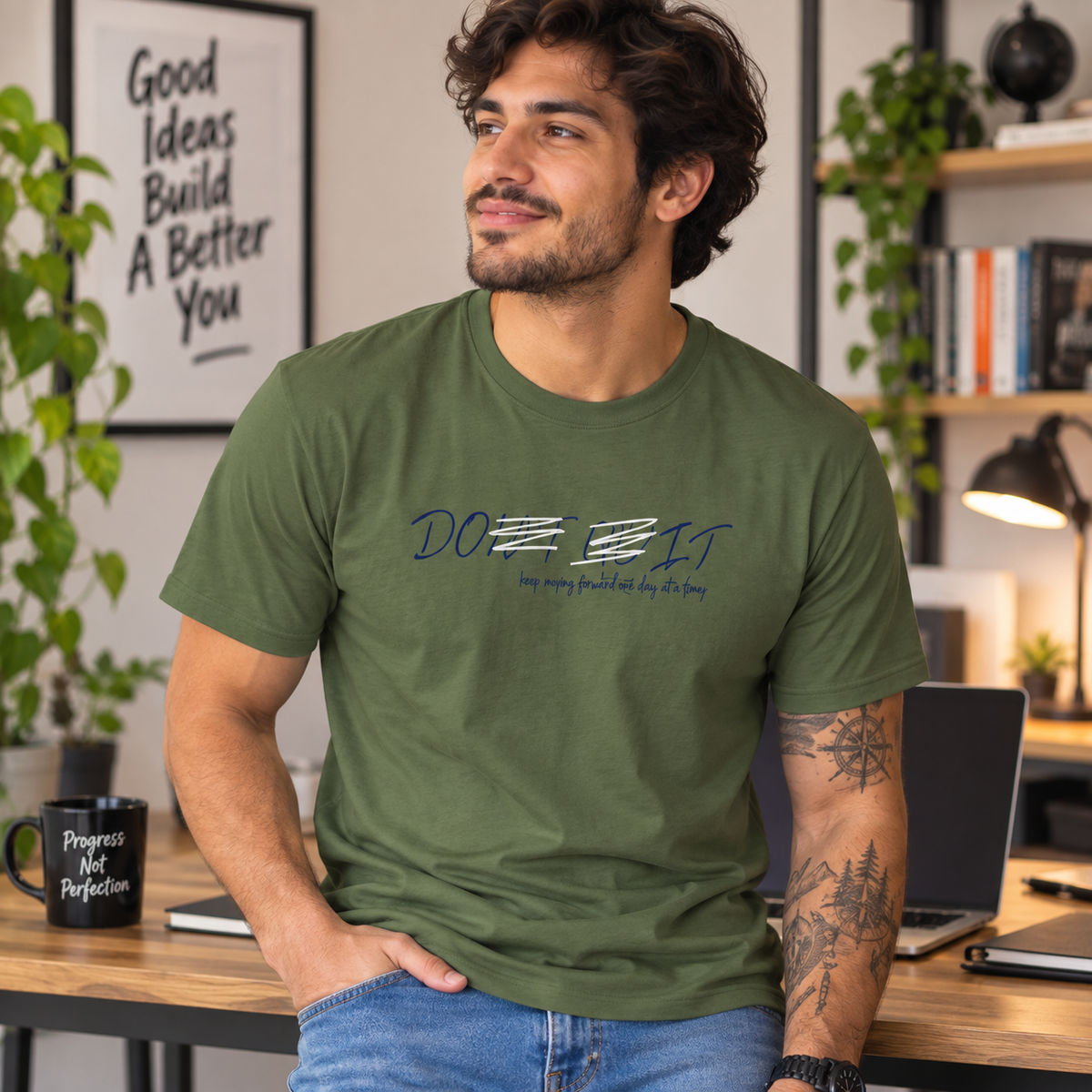 Do It Motivational Graphic T-Shirt