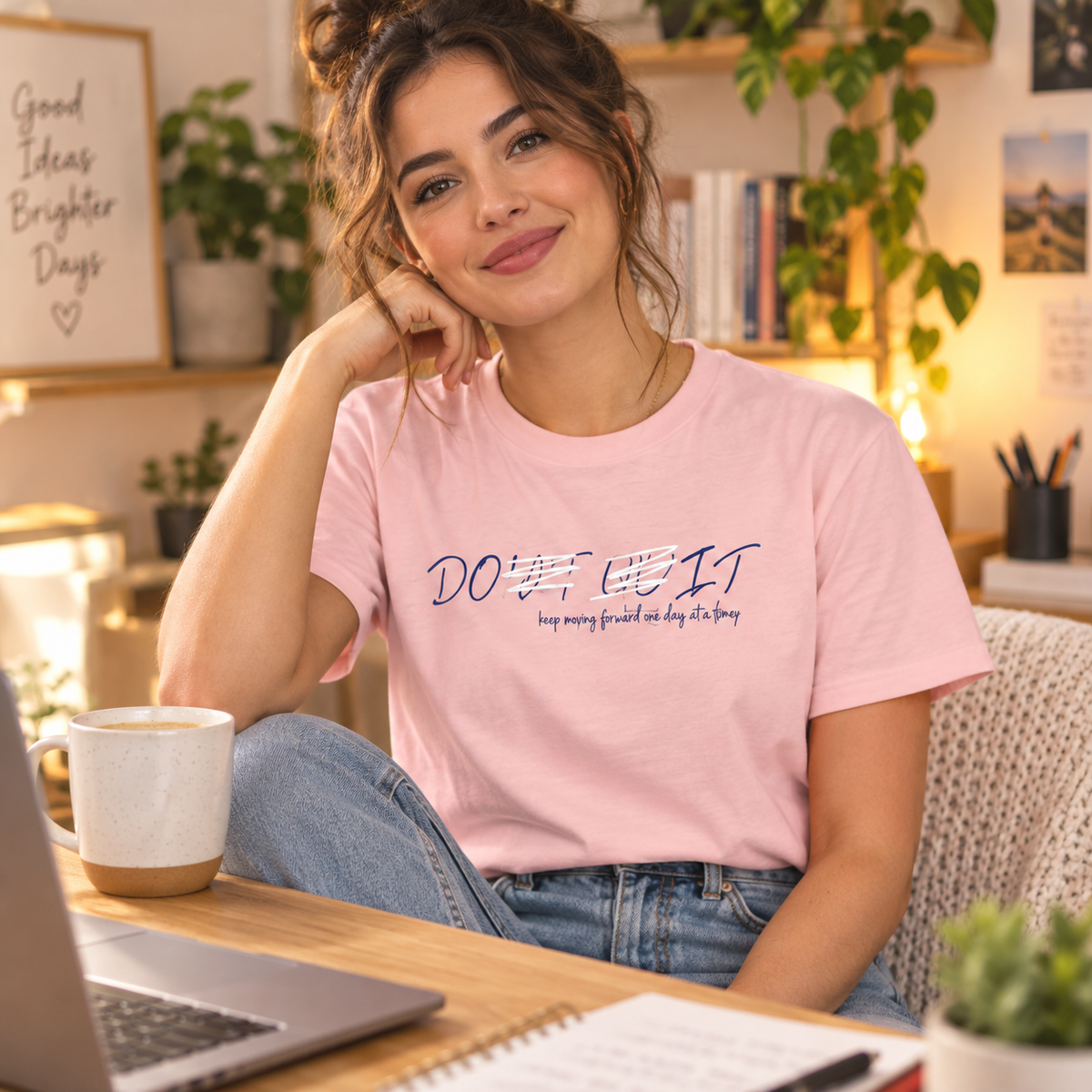 Do It Motivational Graphic T-Shirt