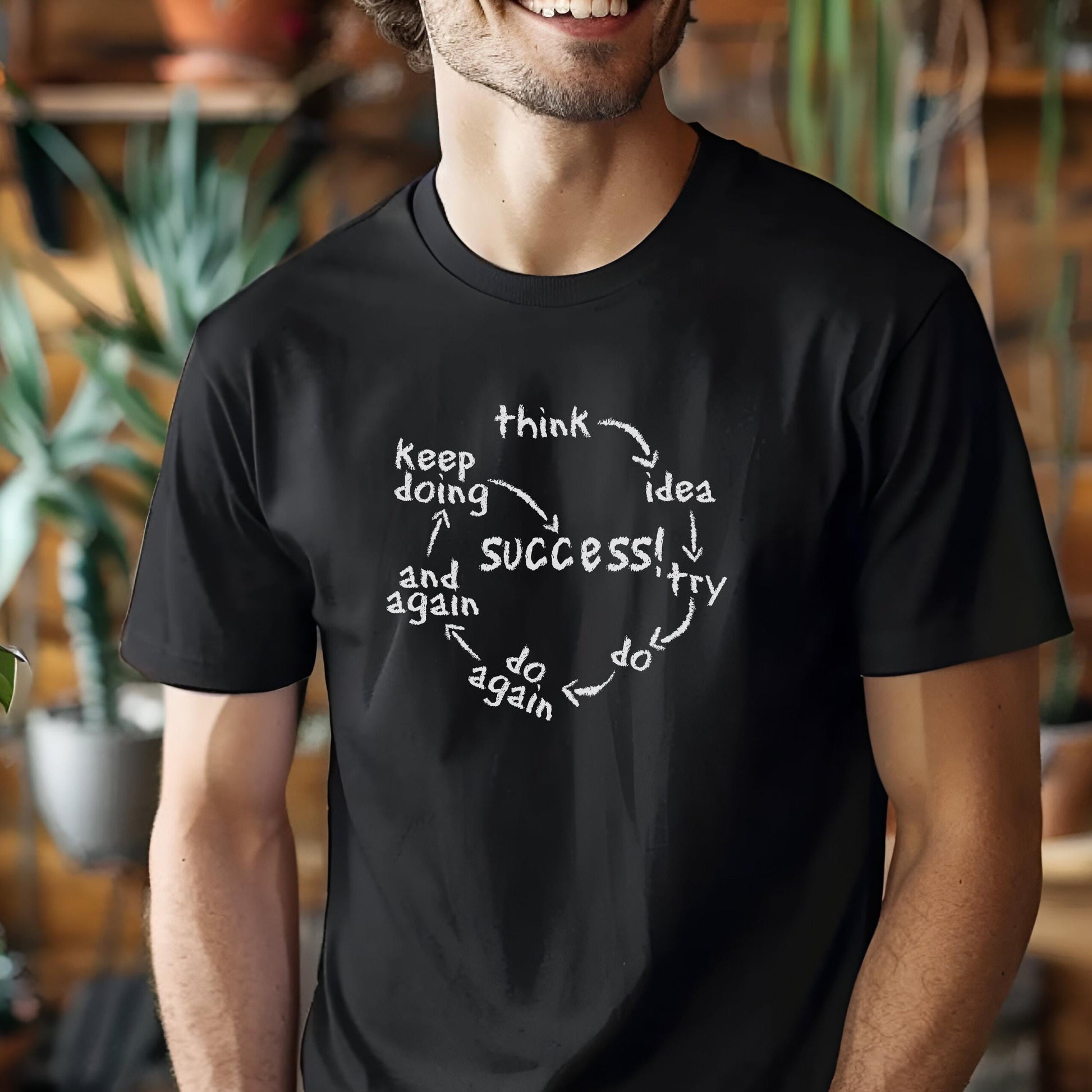 Inspirational Success Motivational T-Shirt from Lewey's Merch