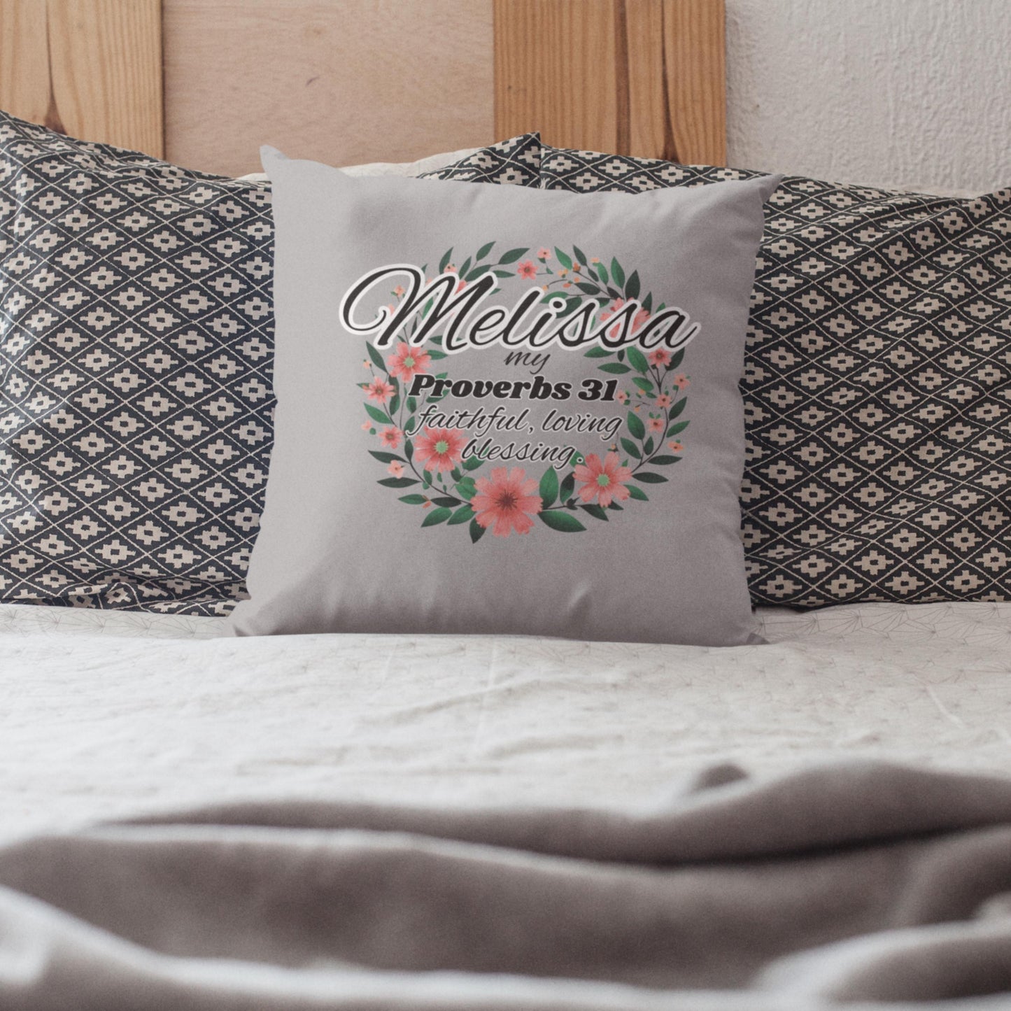 Inspirational Proverbs 31 Woman Pillow from Lewey's Merch