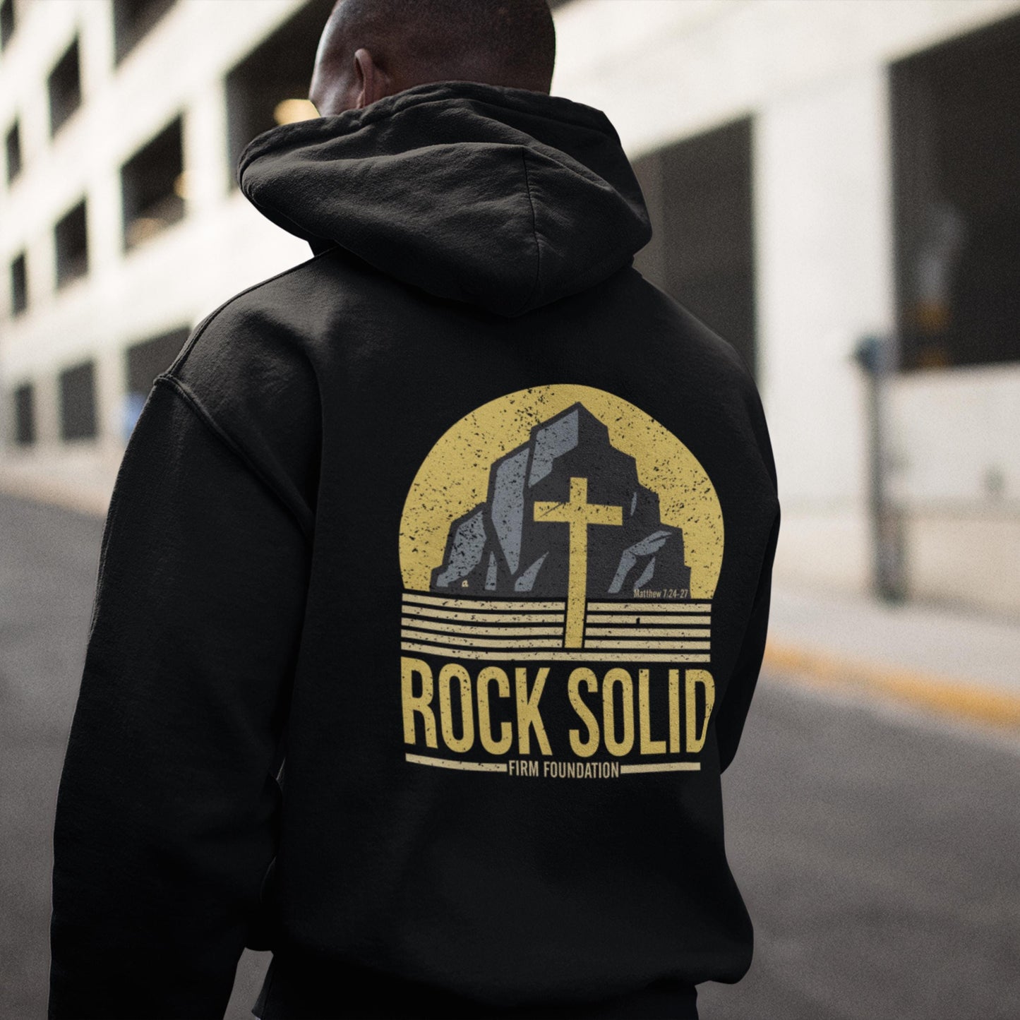 Rock Solid Christian Hoodie from Lewey’s Merch