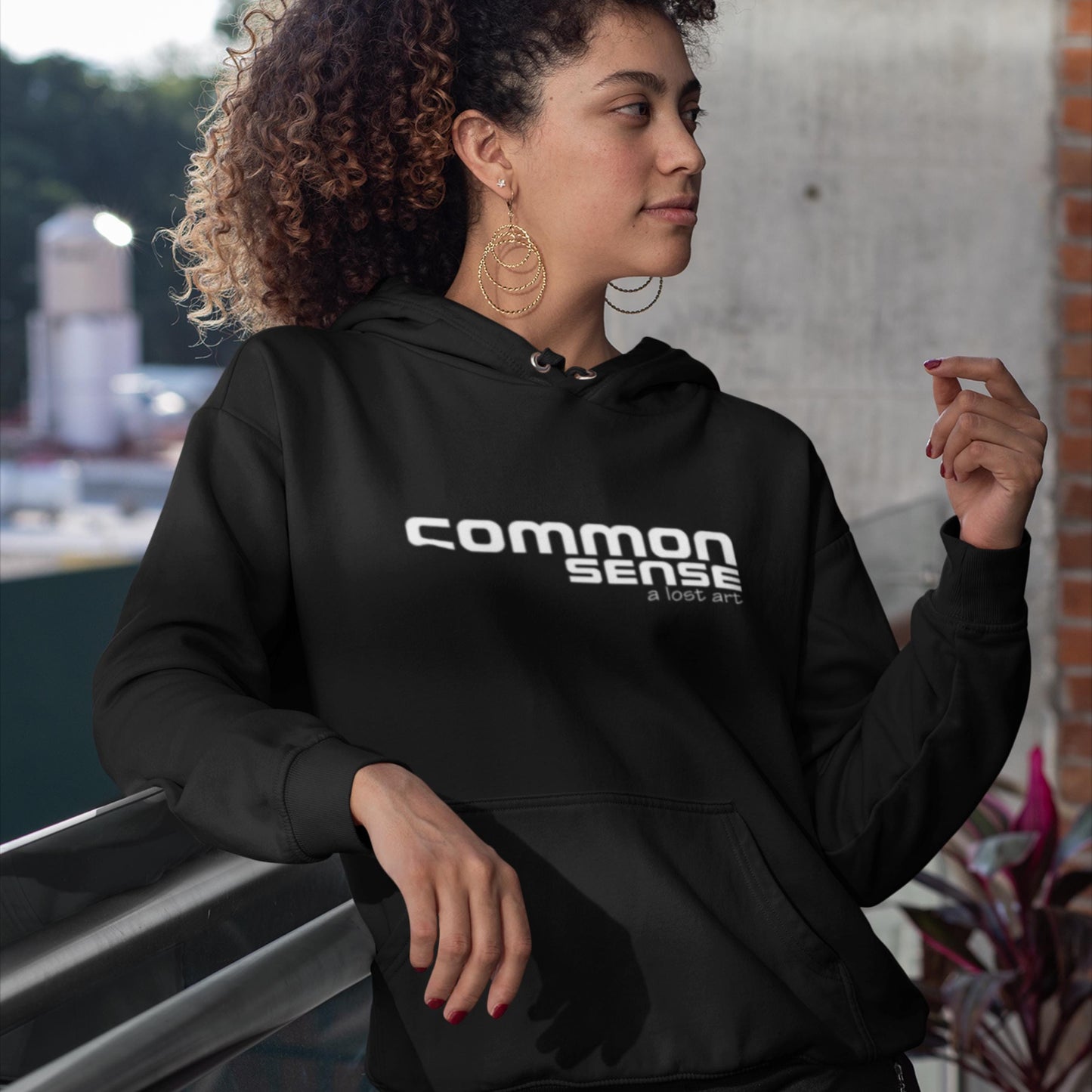 Common Sense Funny Sarcastic Sweatshirt from Lewey's Merch