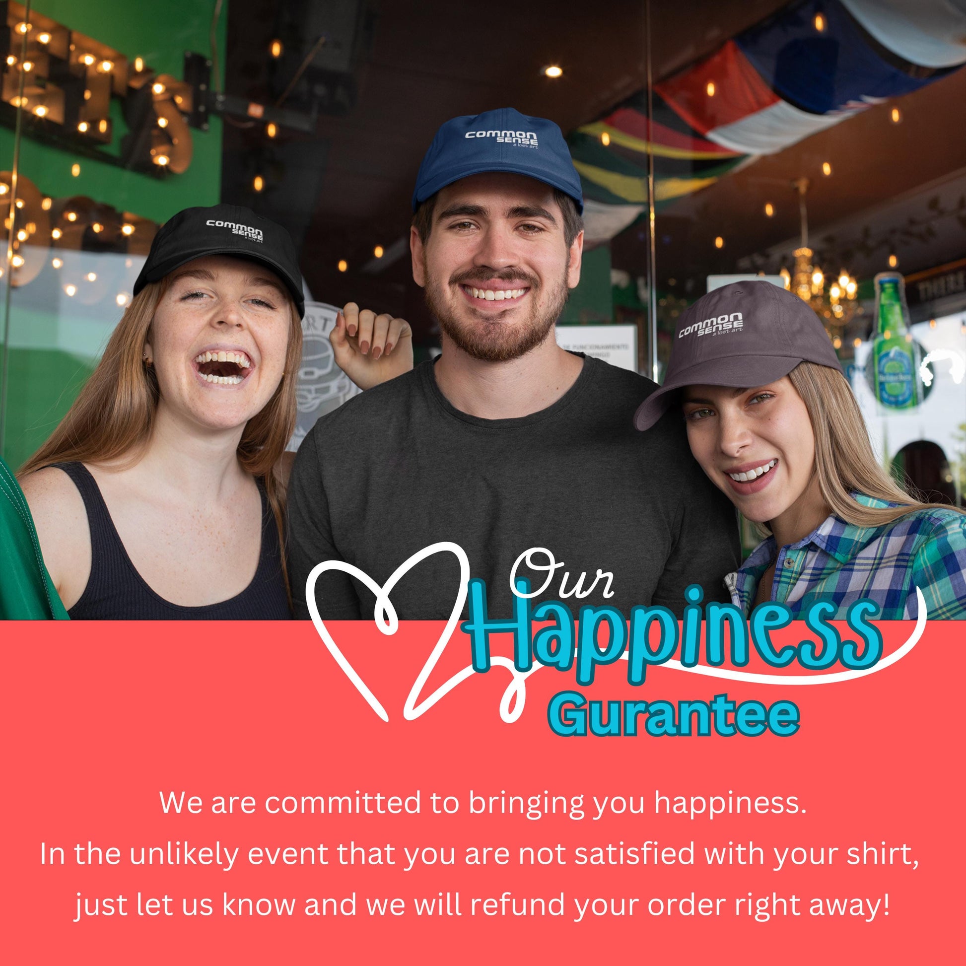 Common Sense Is a Lost Art Dad Hat from Lewey's Merch