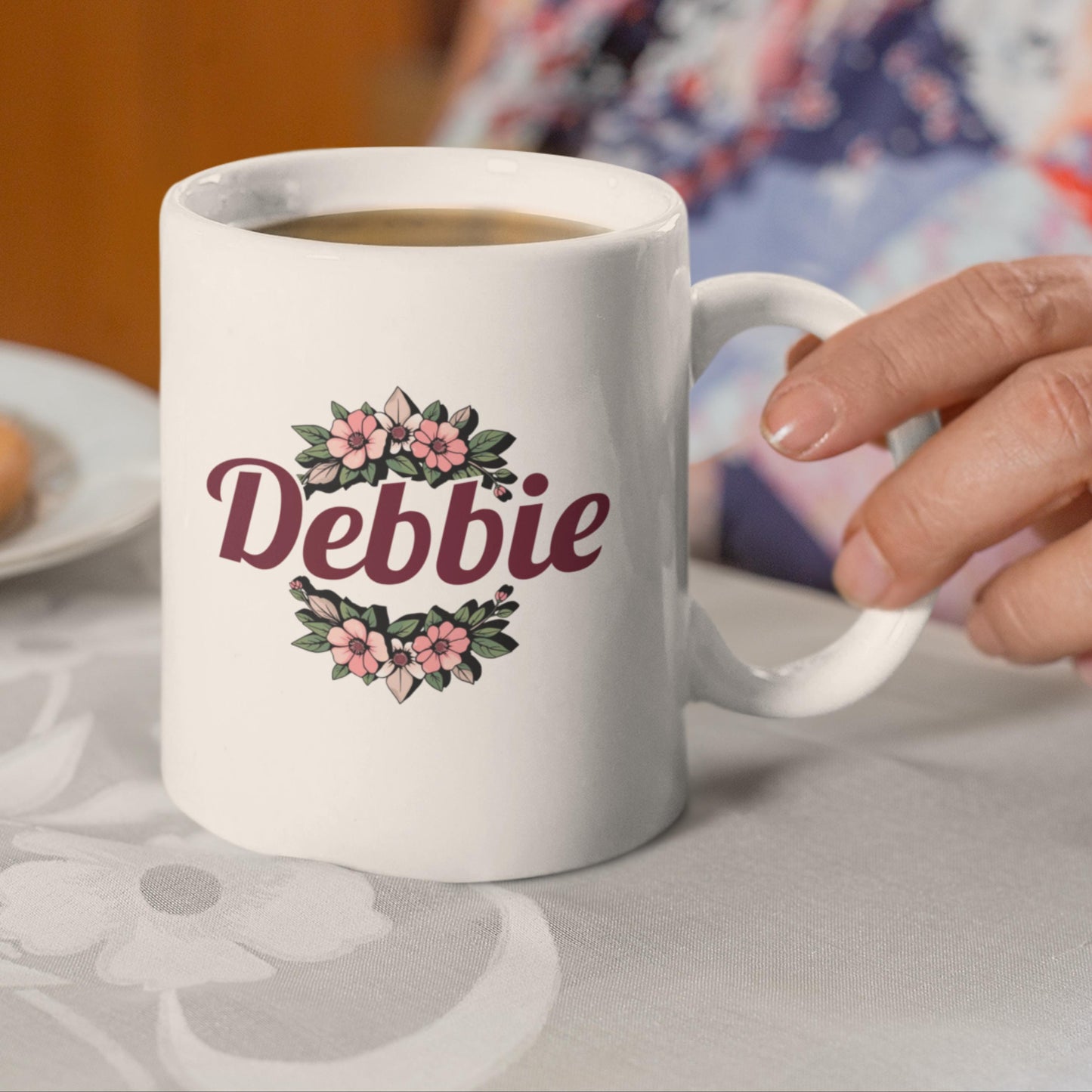 Personalized Monogram Ceramic Mug for Her from Lewey's Merch