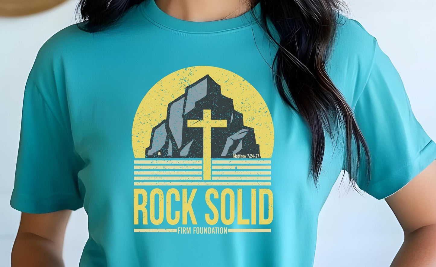 Rock Solid Christian T-Shirt from Lewey’s Merch