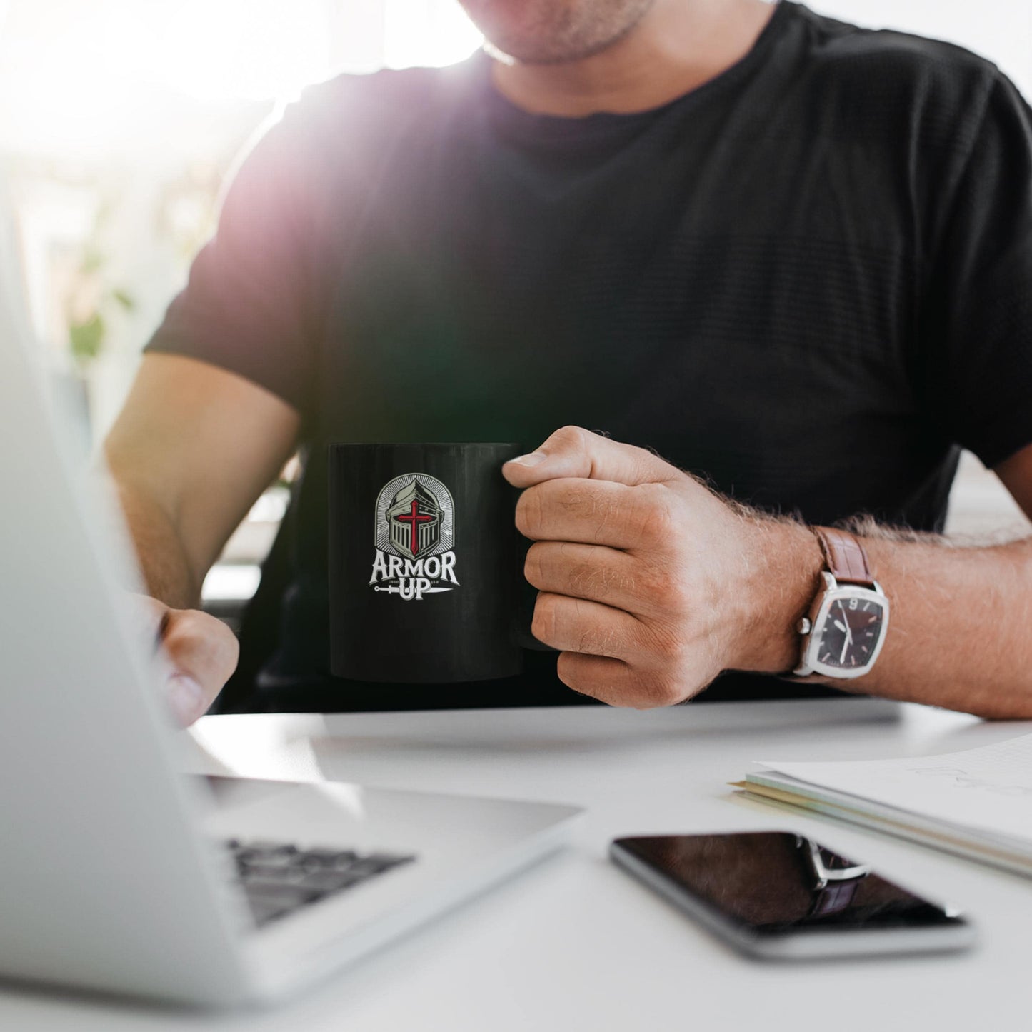 Armor Up Ephesians 6 Christian Coffee Mug from Lewey's Merch