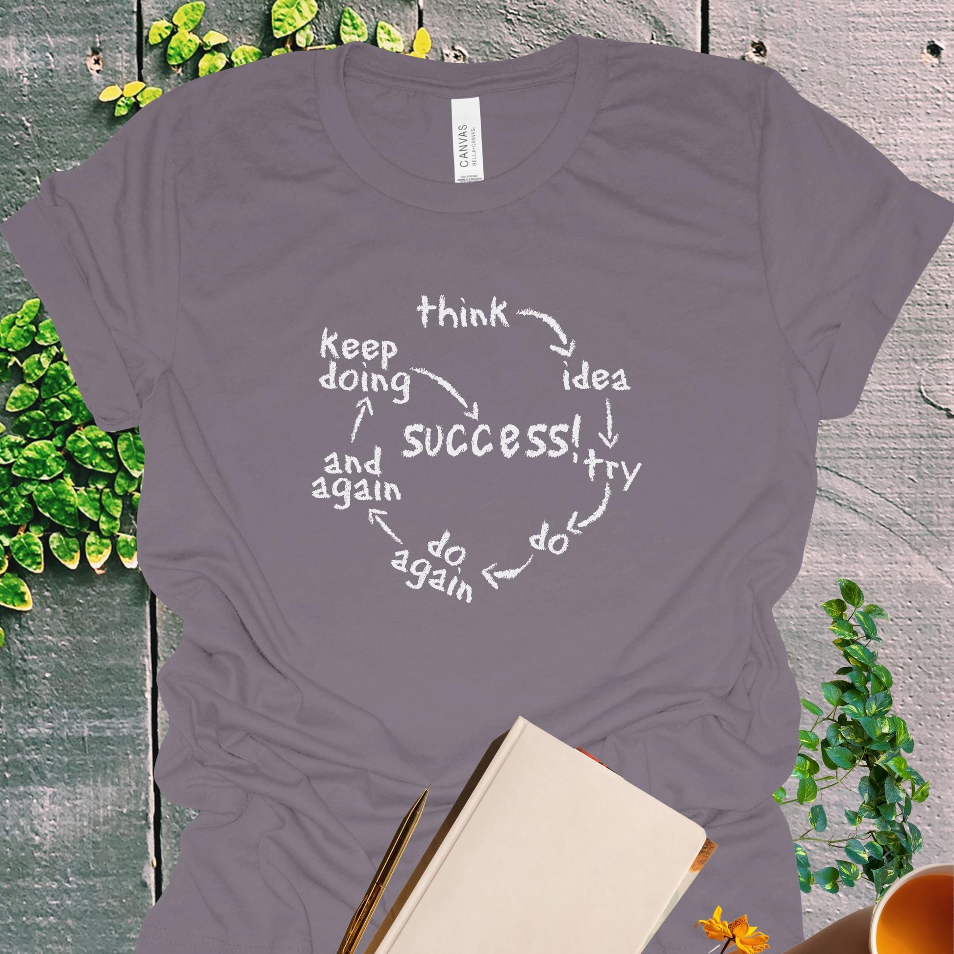 Inspirational Success Motivational T-Shirt from Lewey's Merch