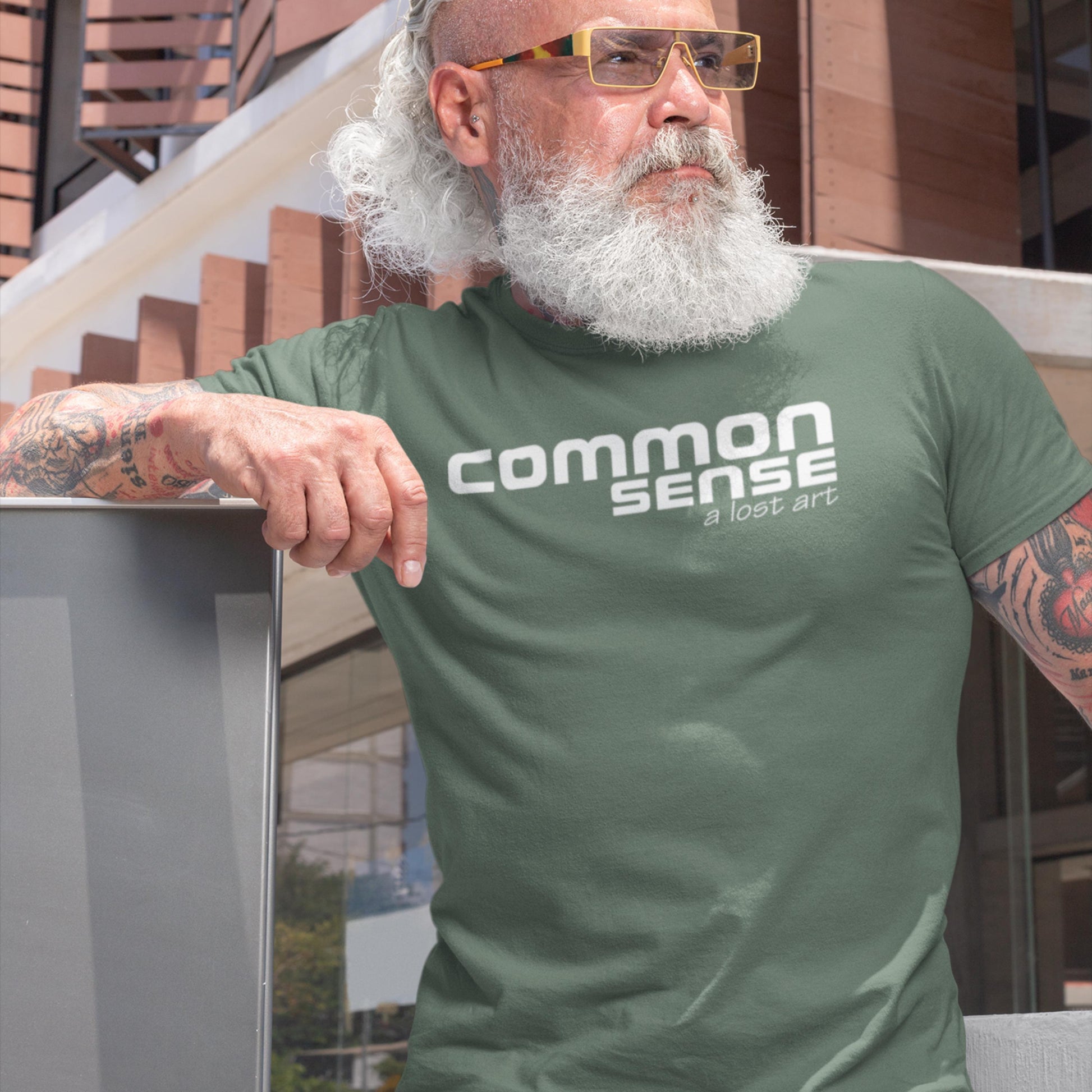 Common Sense Is a Lost Art Funny T-Shirt from Lewey's Merch