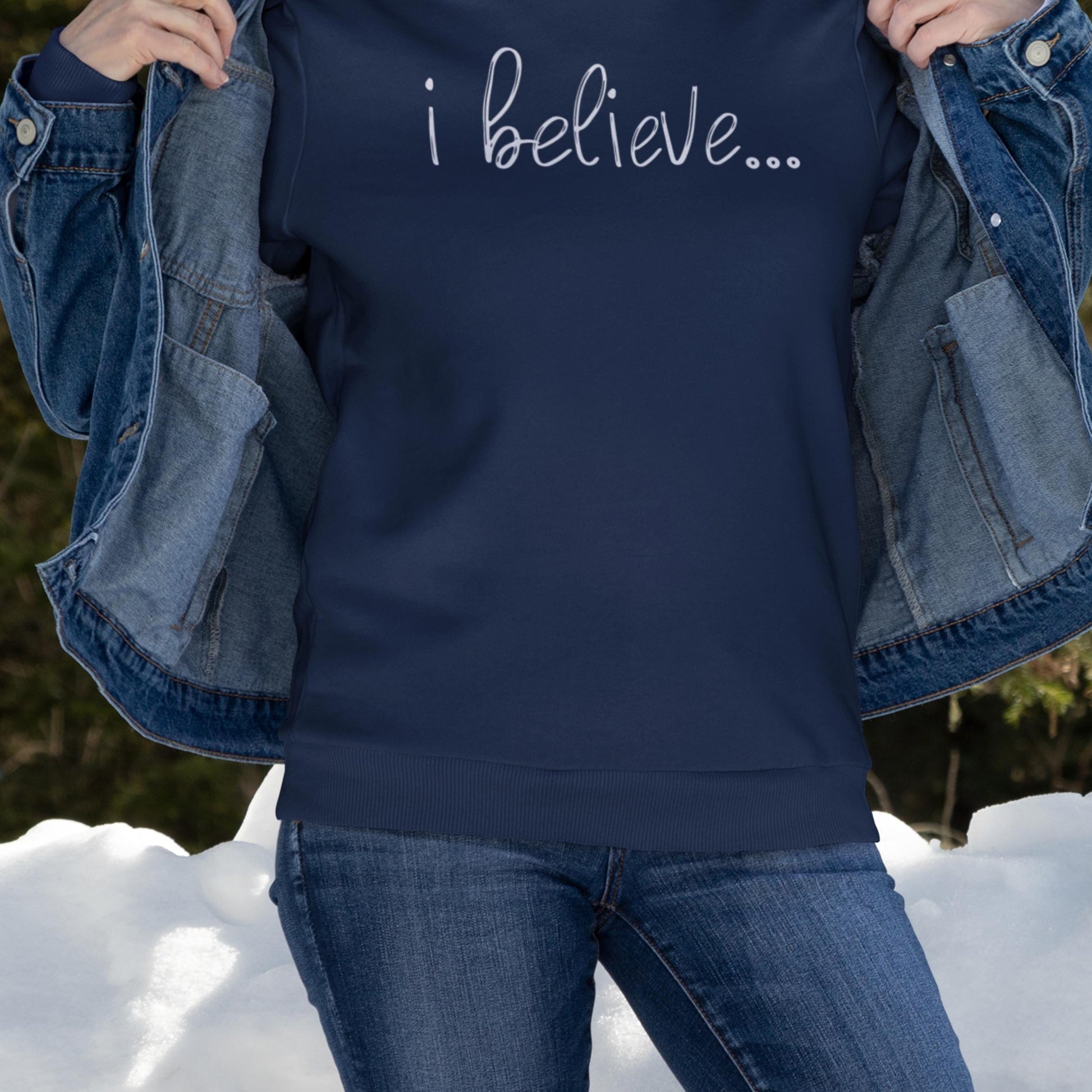 I Believe Christian Crewneck Sweatshirt from Lewey’s Merch