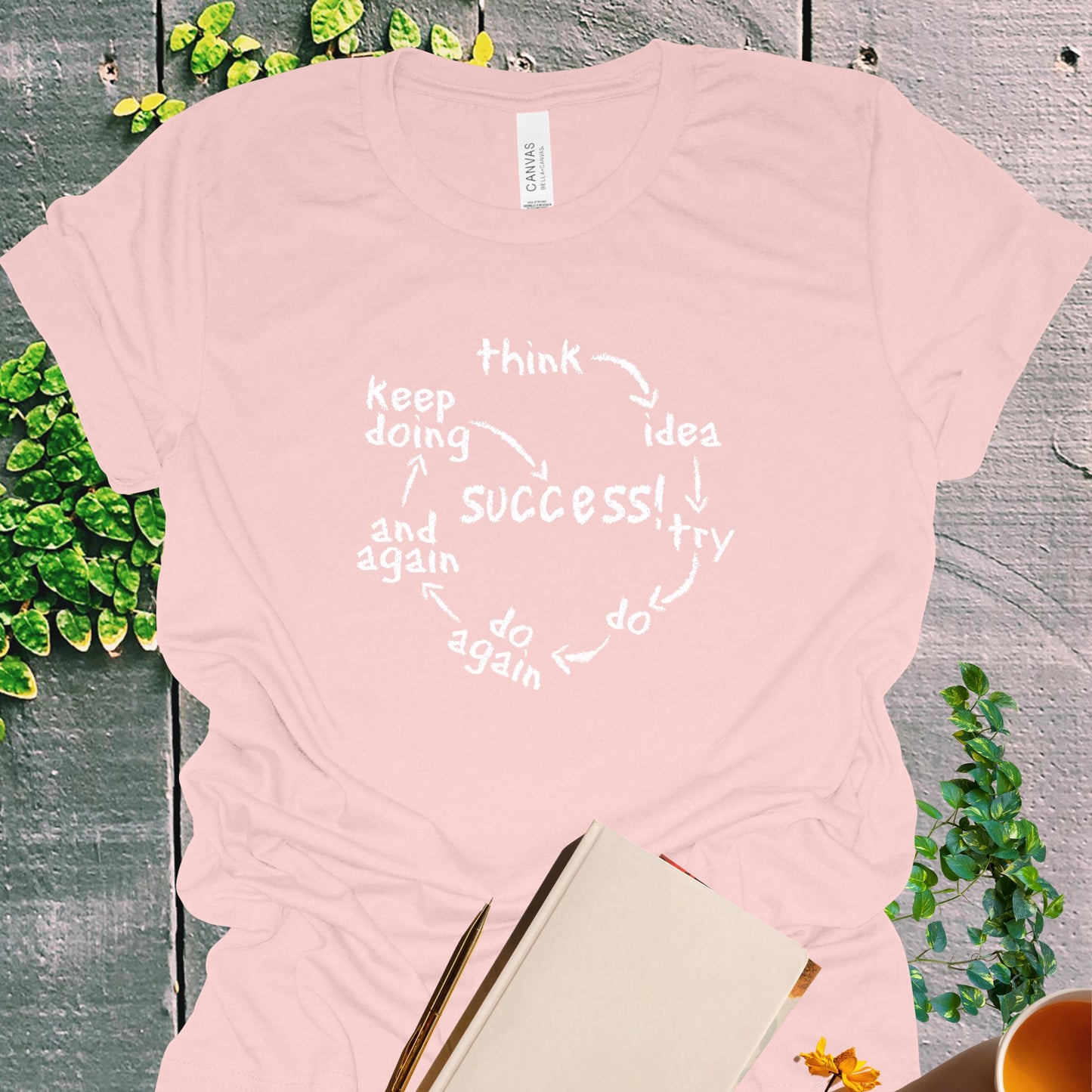 Inspirational Success Motivational T-Shirt from Lewey's Merch