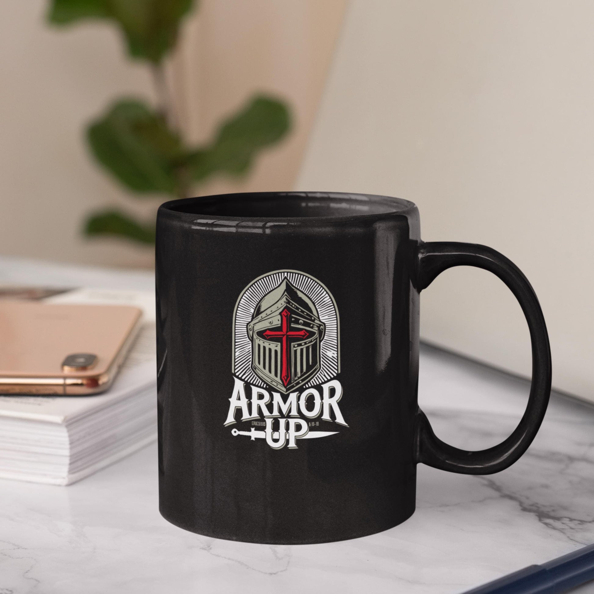Armor Up Ephesians 6 Christian Coffee Mug from Lewey's Merch