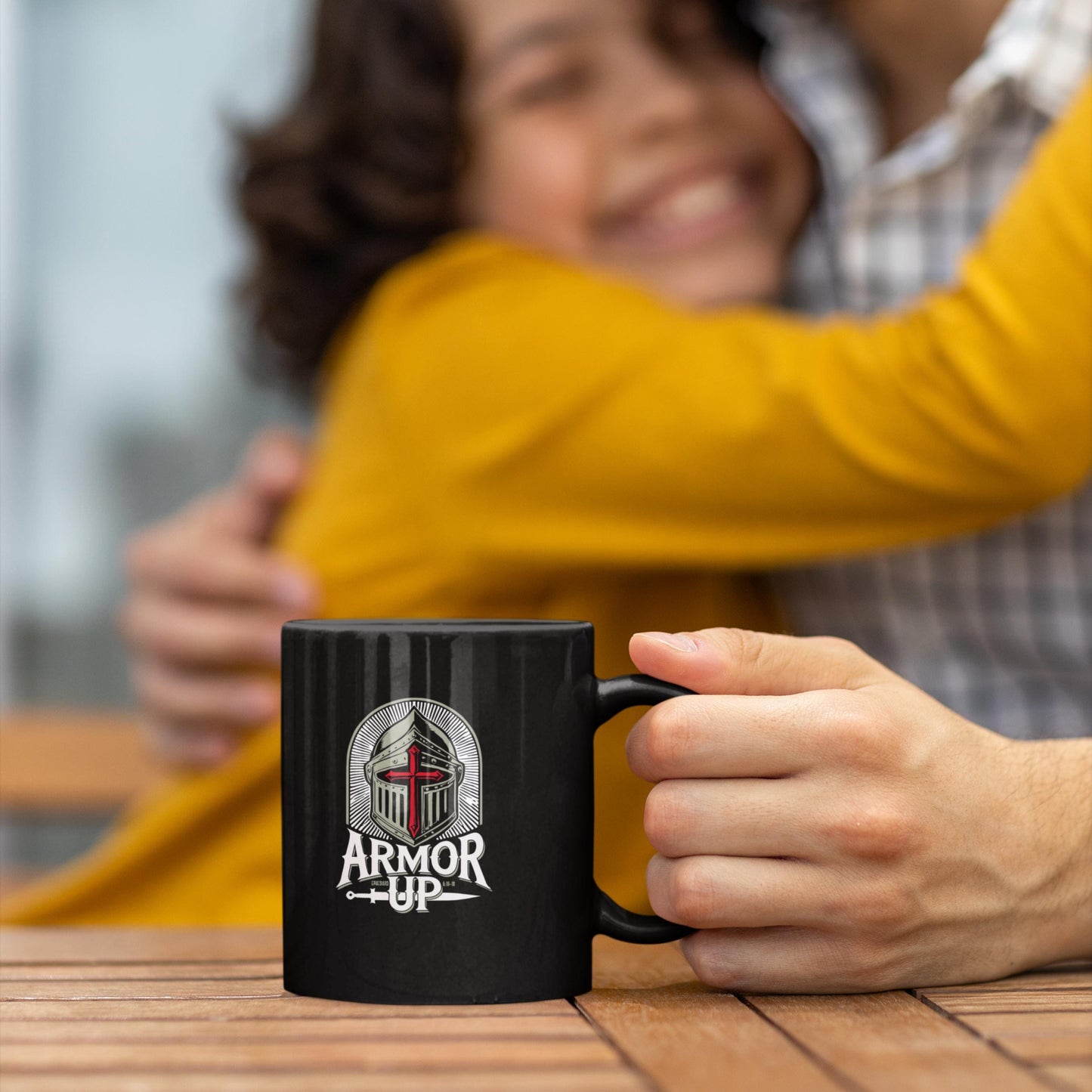 Armor Up Ephesians 6 Christian Coffee Mug from Lewey's Merch