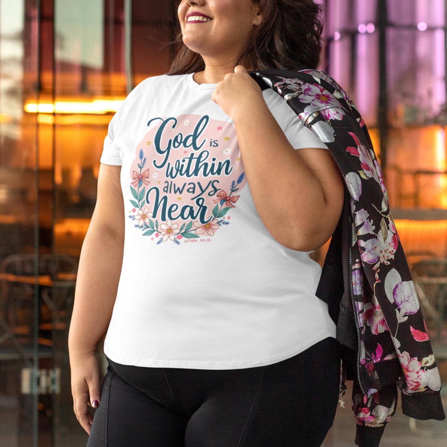 God Is Within Always Near Christian T-Shirt from Lewey’s Merch