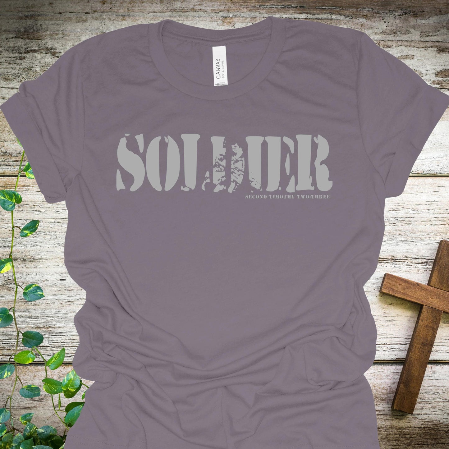 Endure Hardship 2 Timothy 2:3 Christian T-Shirt from Lewey’s Merch