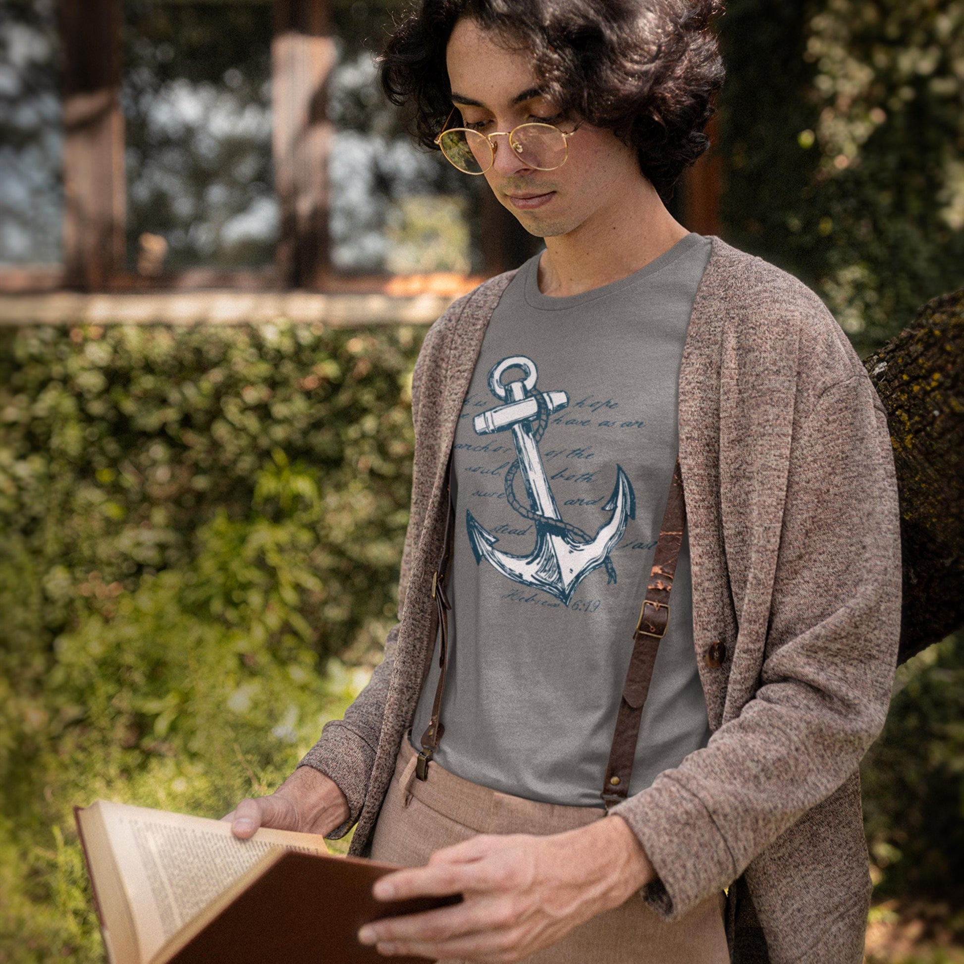 The Hope We Have Hebrews 6:19 Christian T-Shirt from Lewey’s Merch