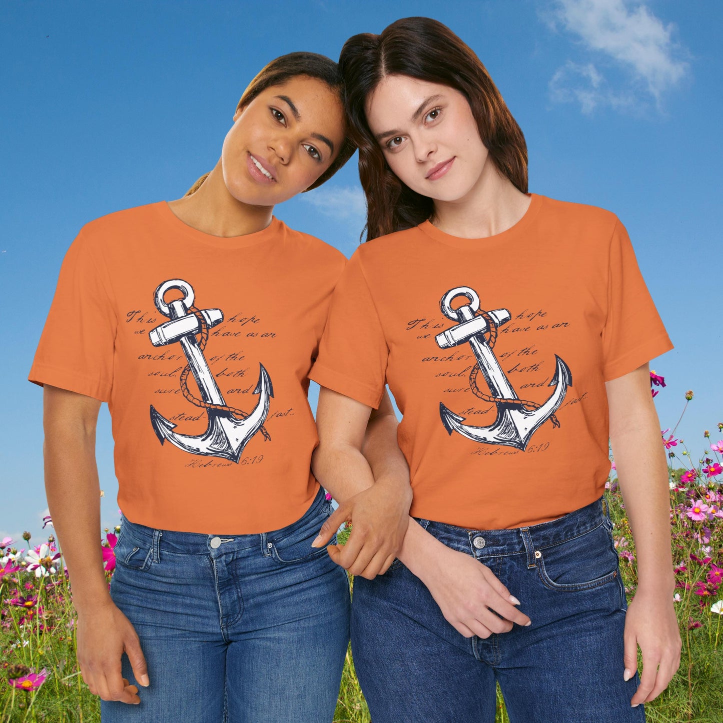 The Hope We Have Hebrews 6:19 Christian T-Shirt from Lewey’s Merch