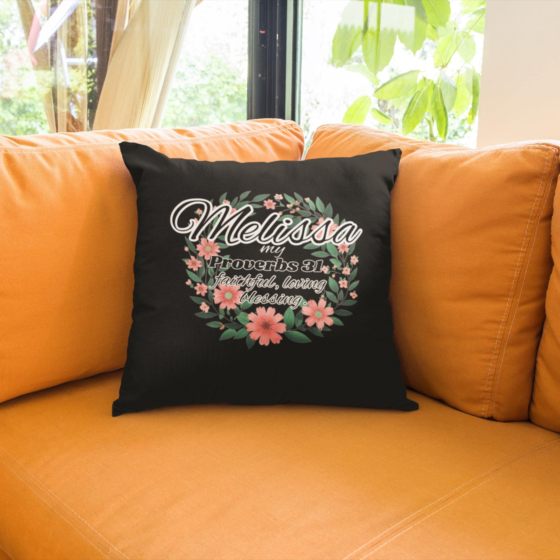 Proverbs 31 Woman Faith-Based Pillow from Lewey's Merch