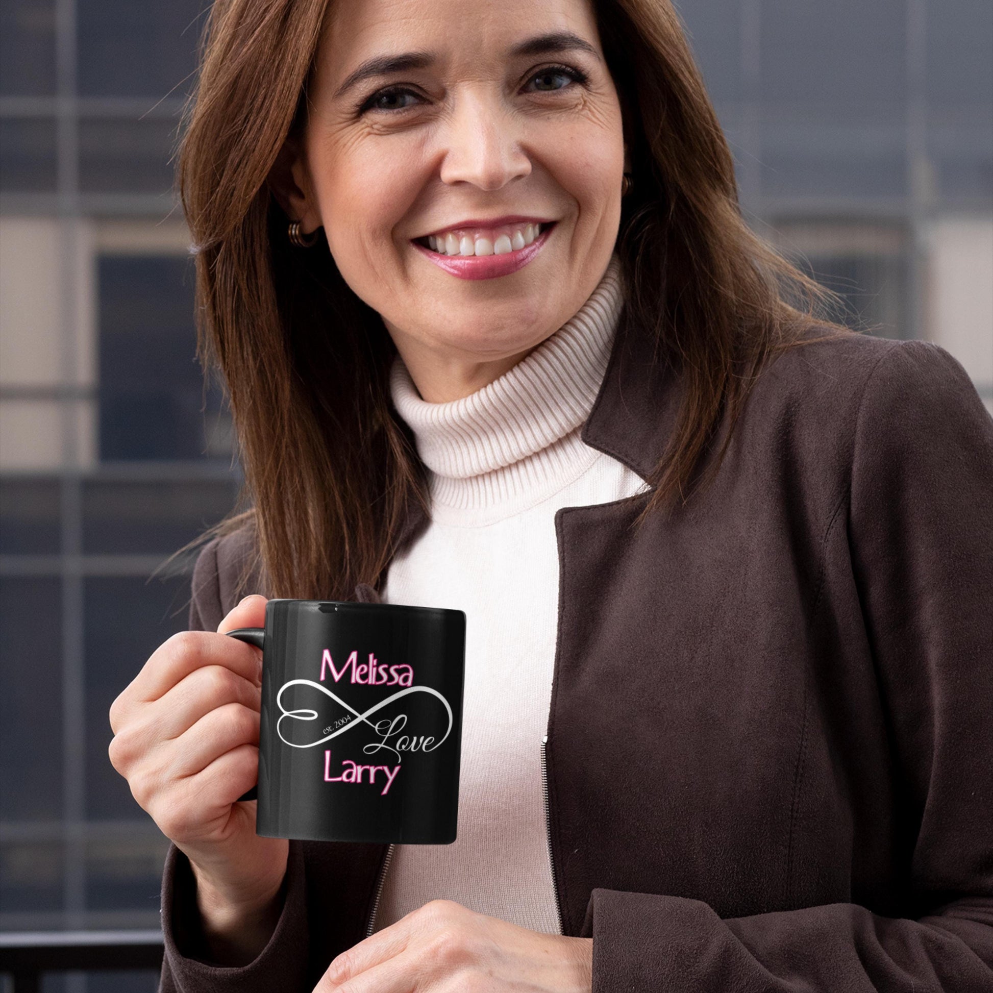 Custom Infinity Symbol Coffee Mug from Lewey's Merch