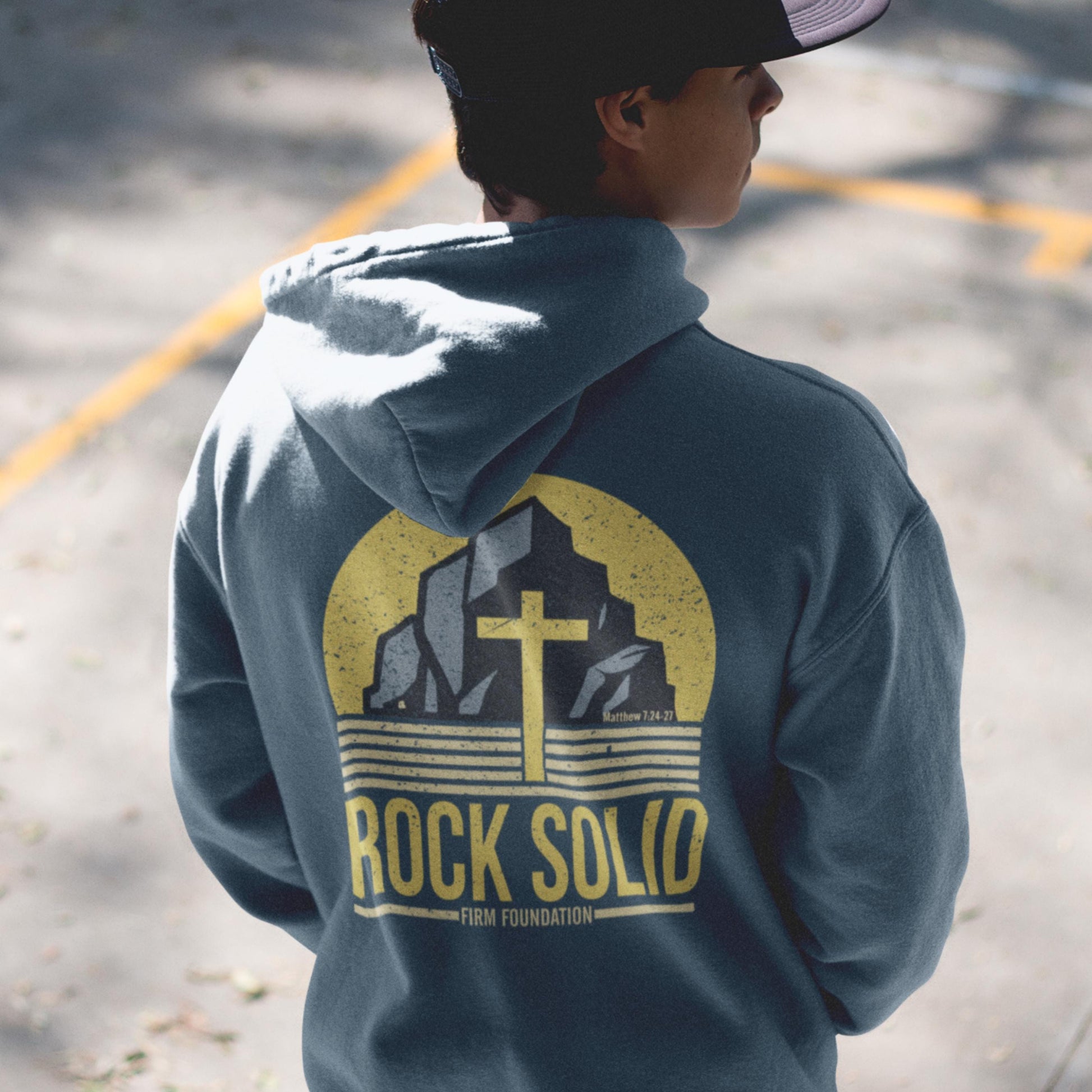 Rock Solid Christian Hoodie from Lewey’s Merch