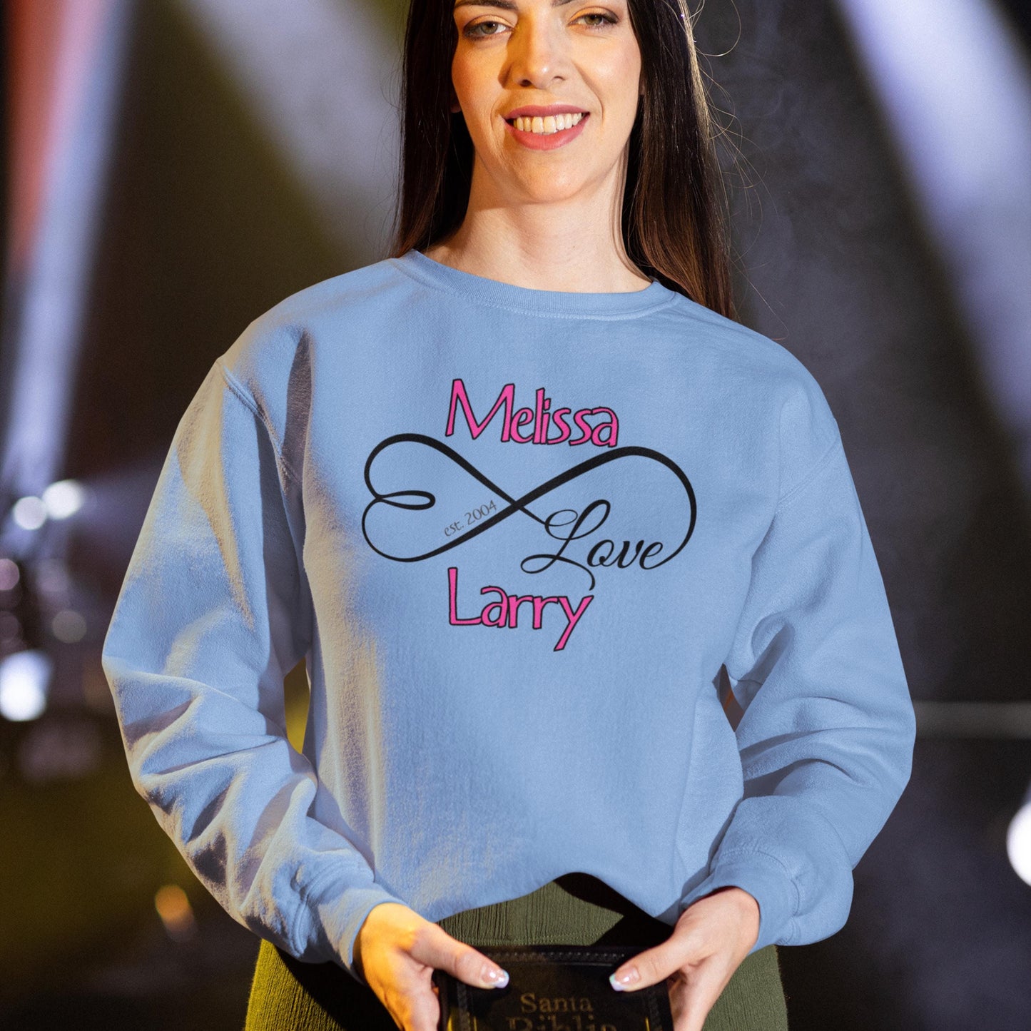 Personalized Infinity Symbol Sweatshirt from Lewey's Merch
