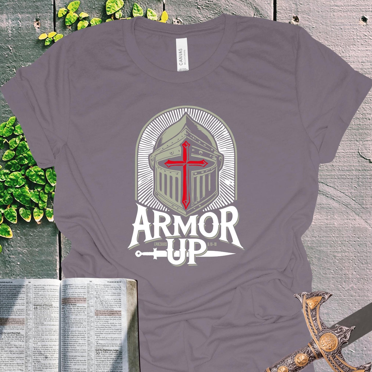 Armor of God Christian T-Shirt from Lewey’s Merch