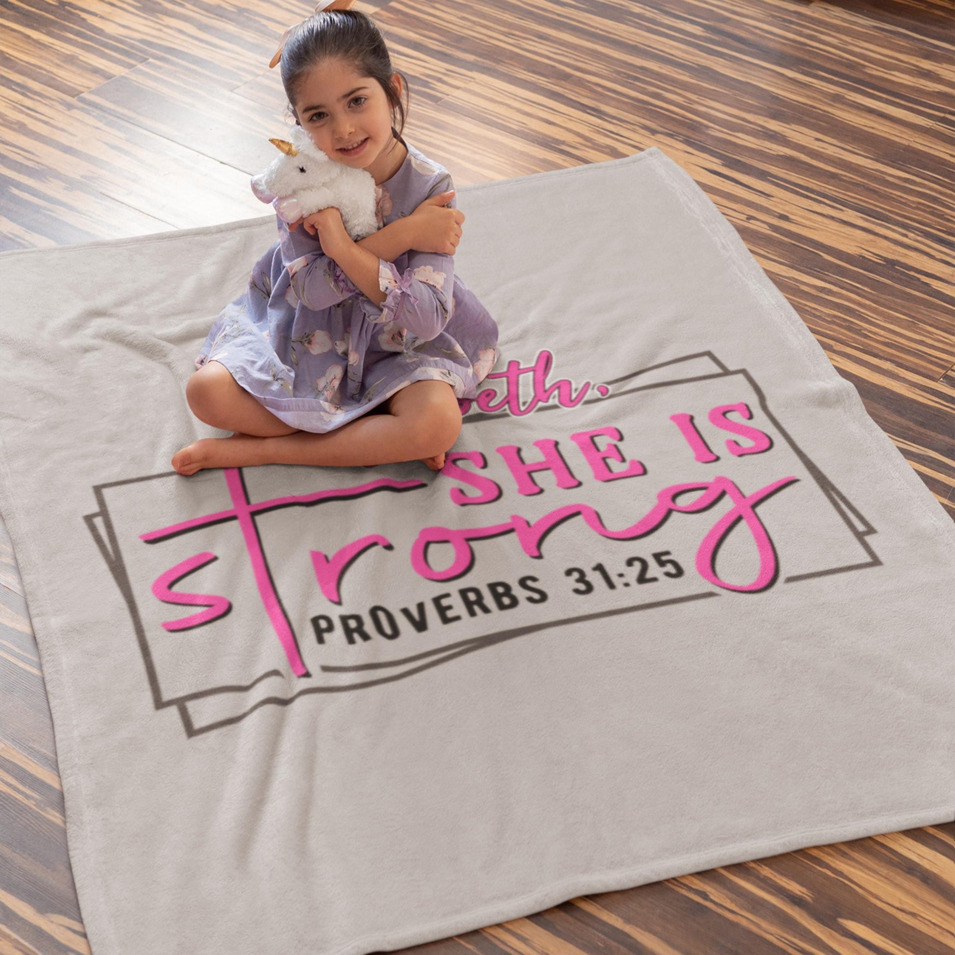 Personalized Proverbs 31 Christian Blanket from Lewey's Merch