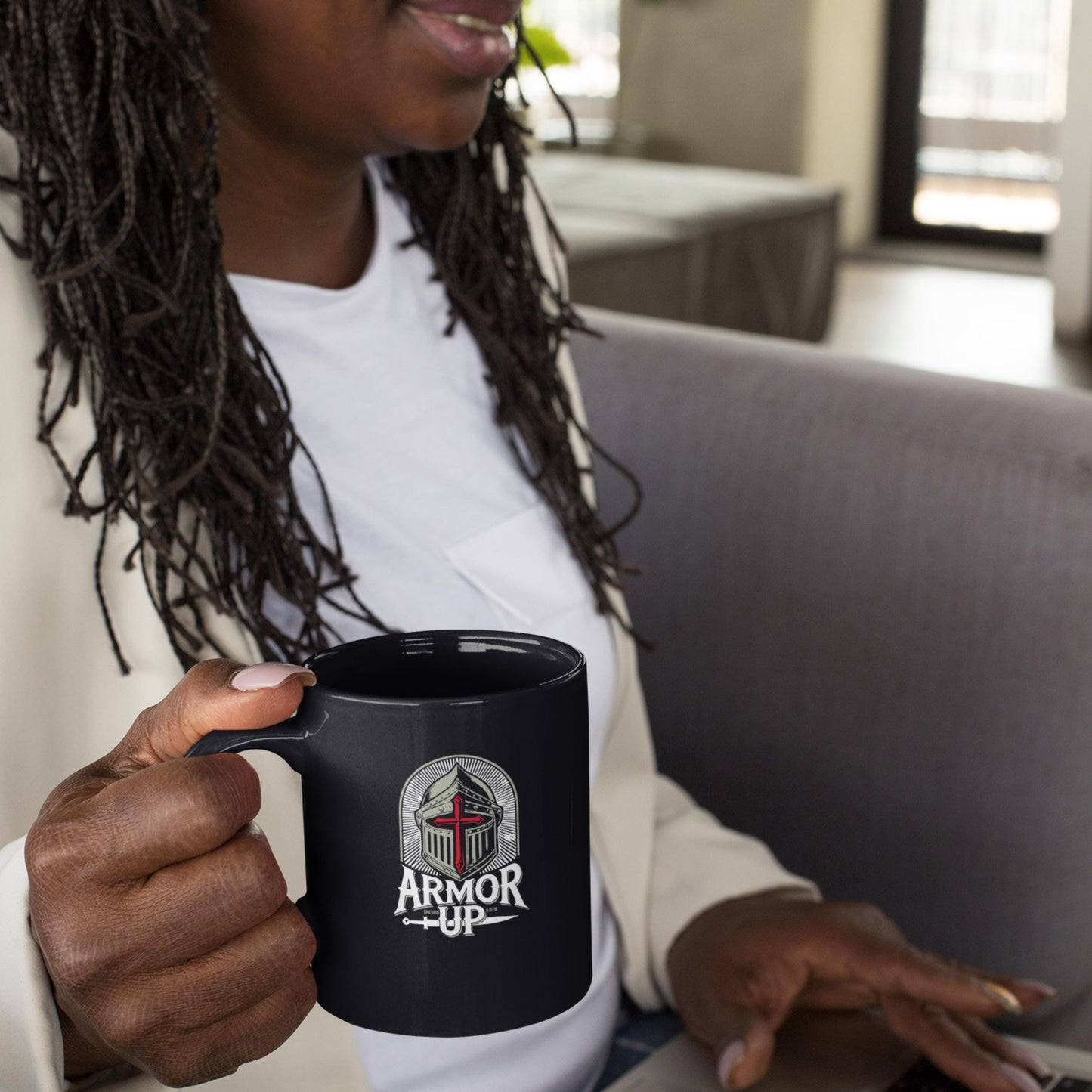 Armor Up Ephesians 6 Christian Coffee Mug from Lewey's Merch