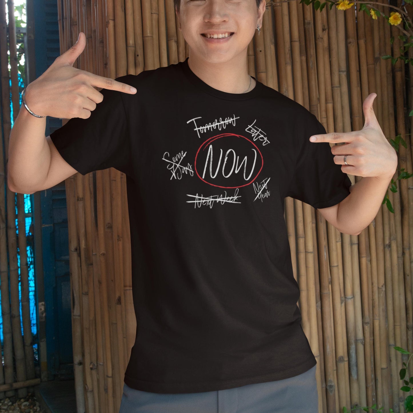 Do It Now Motivational T-Shirt from Lewey's Merch