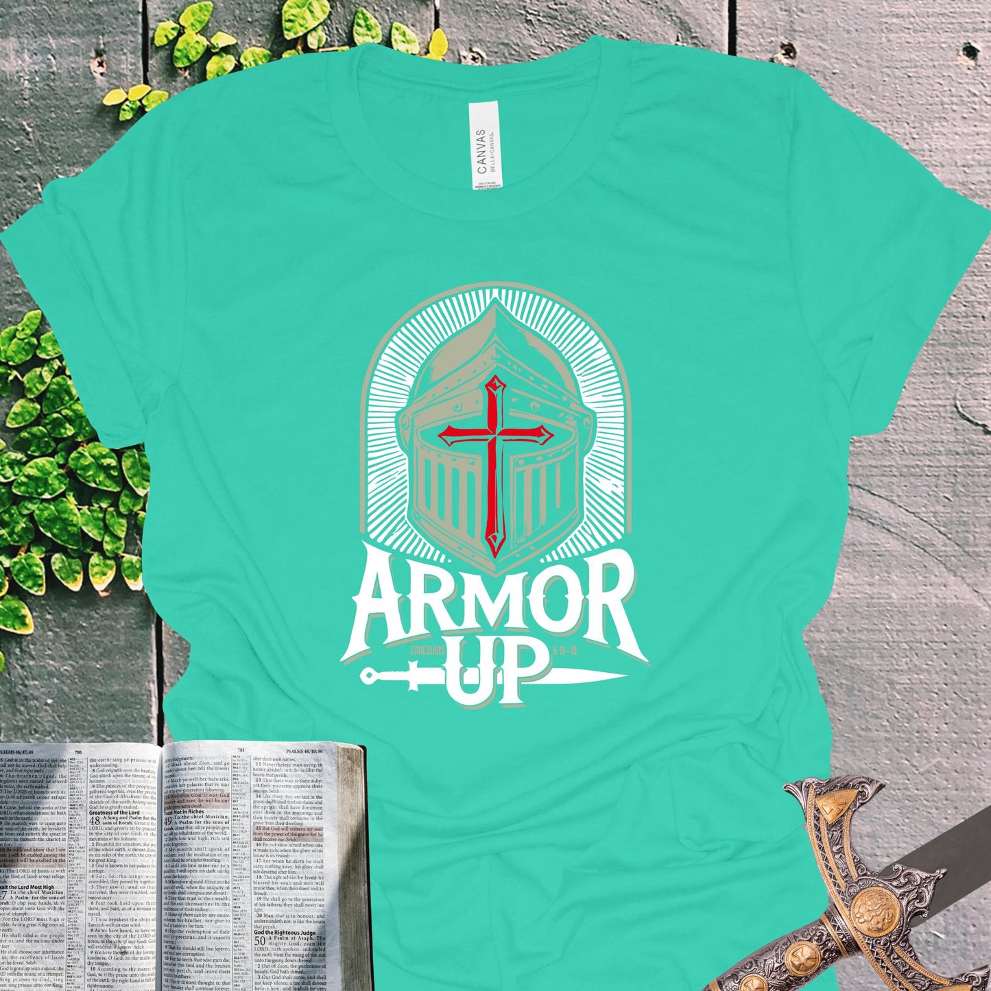 Armor of God Christian T-Shirt from Lewey’s Merch