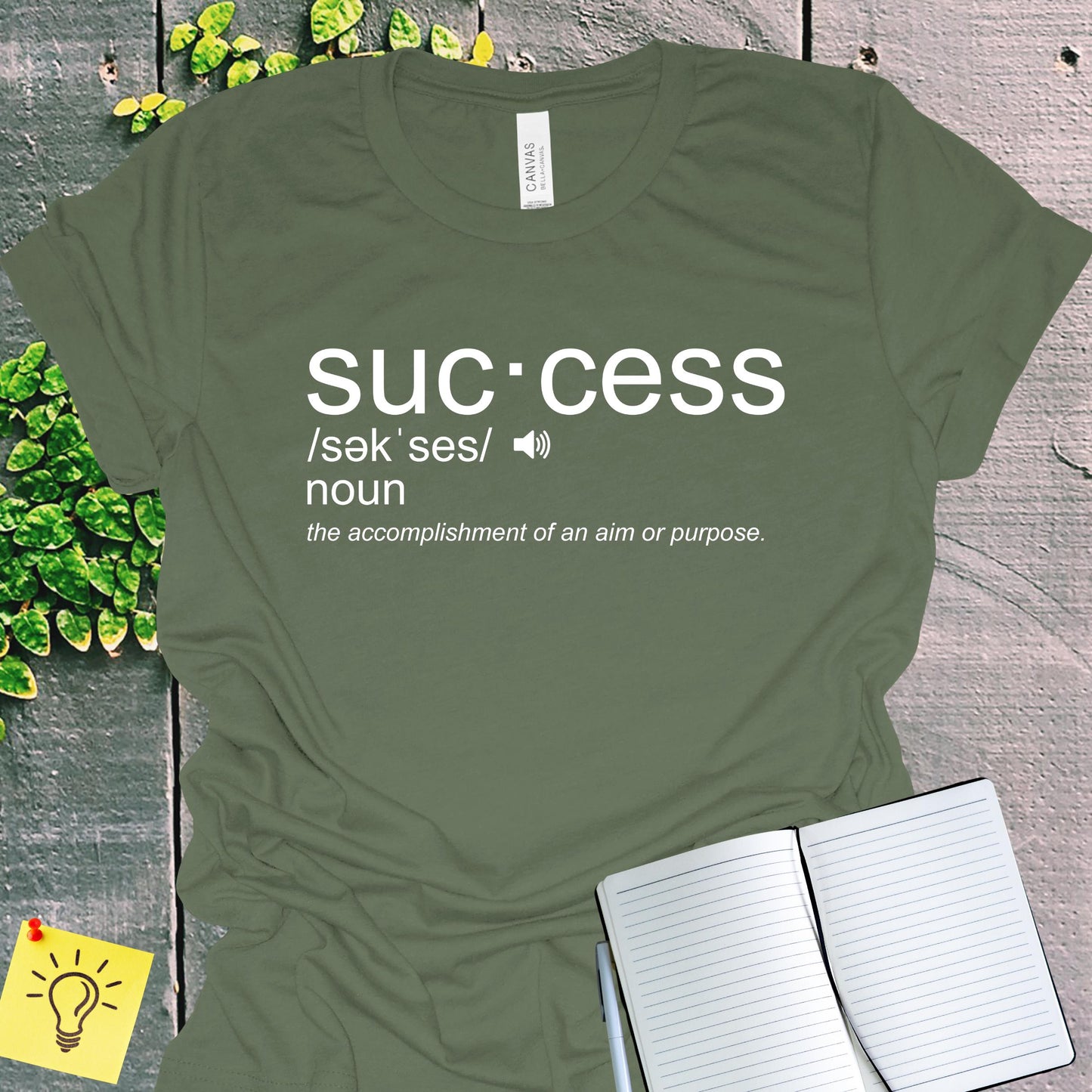 Success Mindset Entrepreneur T-Shirt from Lewey's Merch