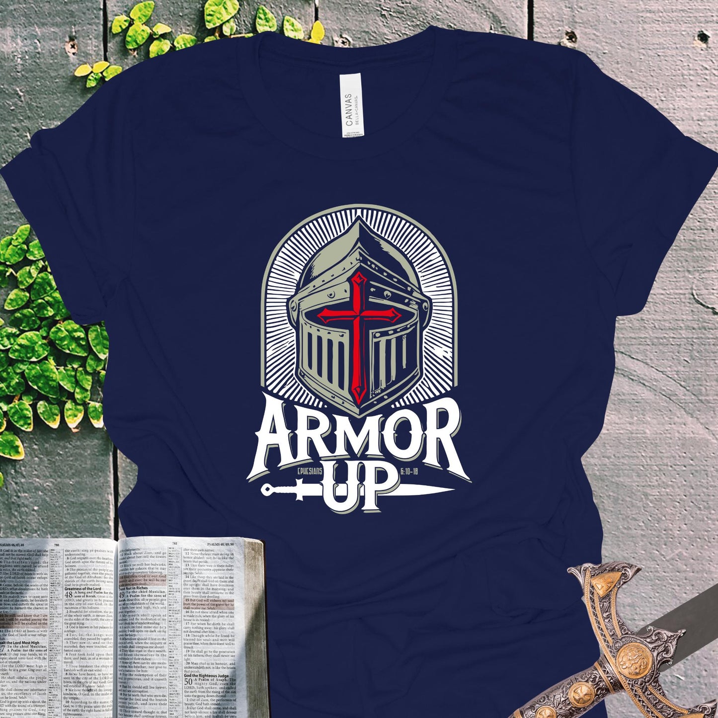 Armor of God Christian T-Shirt from Lewey’s Merch