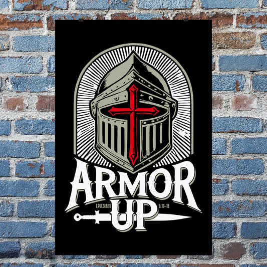 Armor Up Ephesians 6 Christian Poster from Lewey's Merch