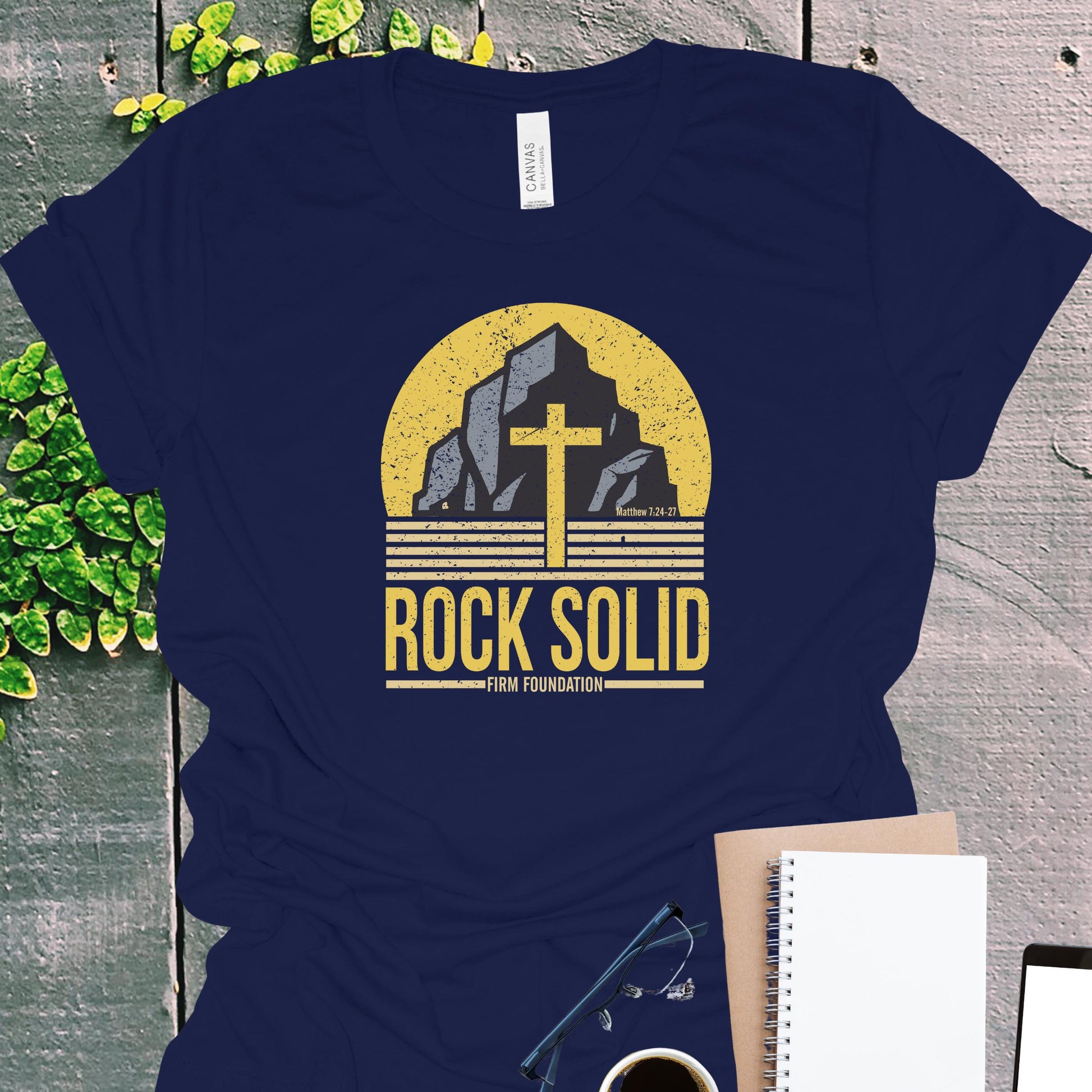 Rock Solid Christian T-Shirt from Lewey’s Merch